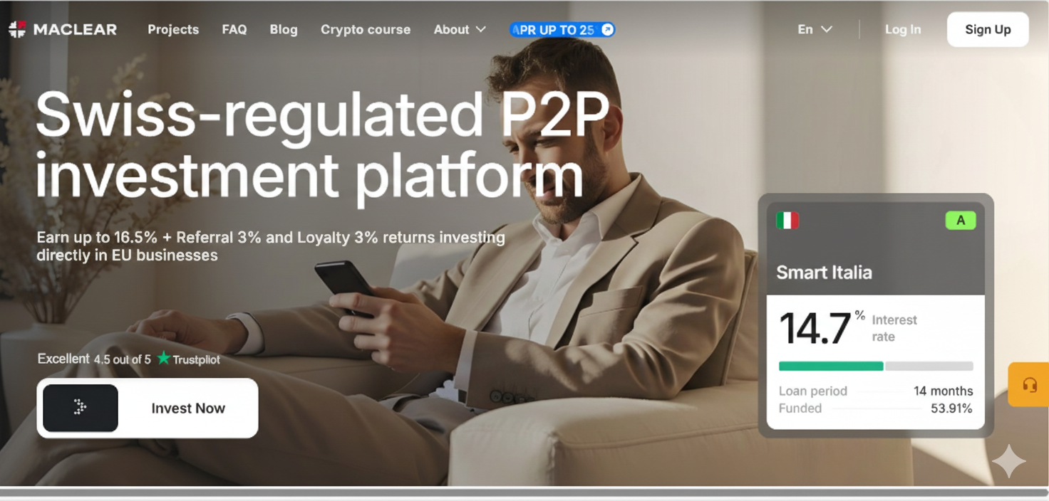 Maclear — совершенствование фронтенд-архитектуры швейцарской краудлендинговой платформы